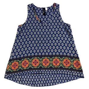 Blue Rain sleeveless top